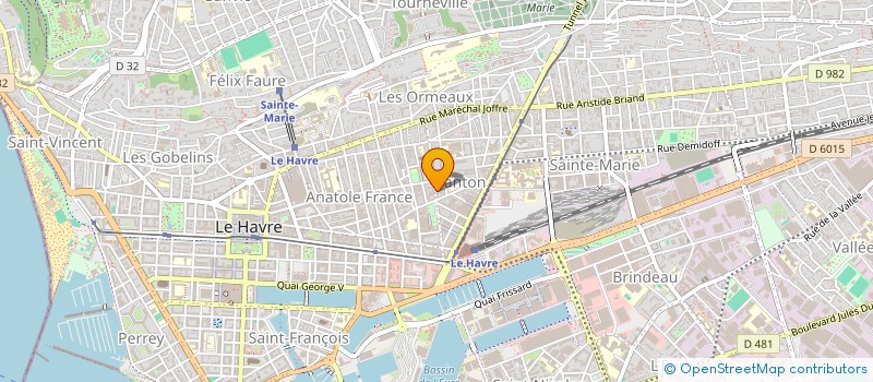 localisation de l'entreprise PLAF-ELEC à LE HAVRE