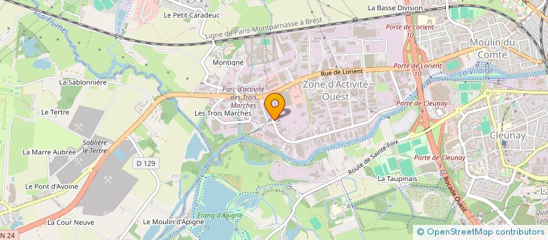 localisation de l'entreprise PLAFISO à RENNES