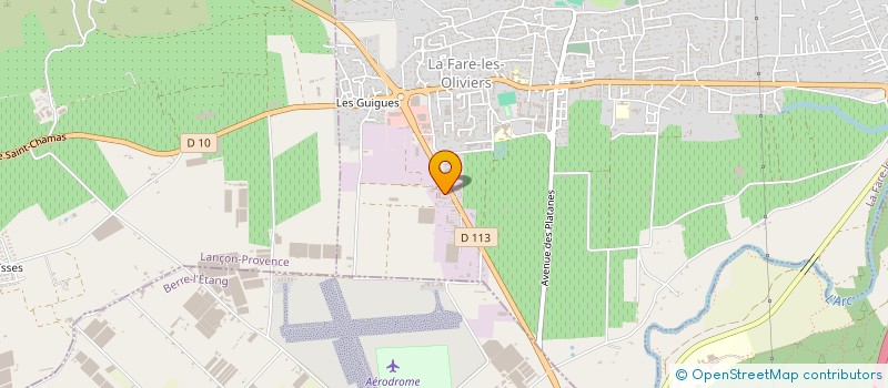 localisation de l'entreprise PLAFON'ET  LA FARE-LES-OLIVIERS