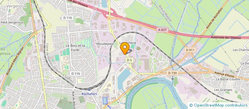 localisation de l'entreprise PLAFOND DECO 17  ROCHEFORT