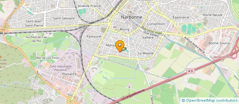 localisation de l'entreprise PLAFONDS CLOISONS ISOLATIONS NARBONNAIS à NARBONNE