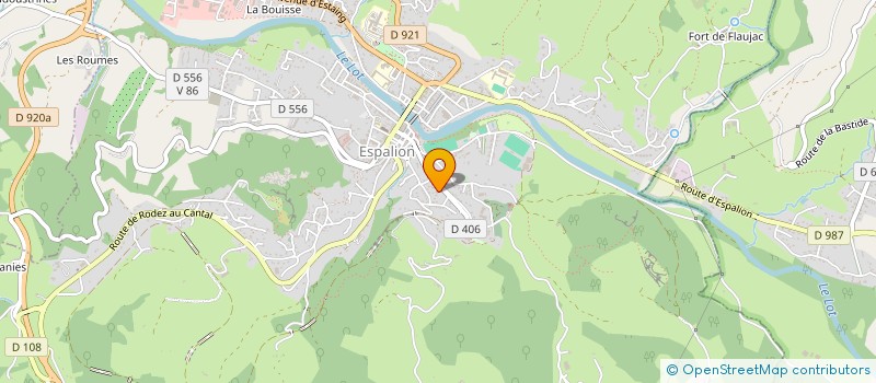 localisation de l'entreprise PLAFONDS MINUTES  ESPALION