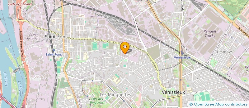 localisation de l'entreprise PLAFONDS TENDUS DU RHONE ALPES  CHASSIEU