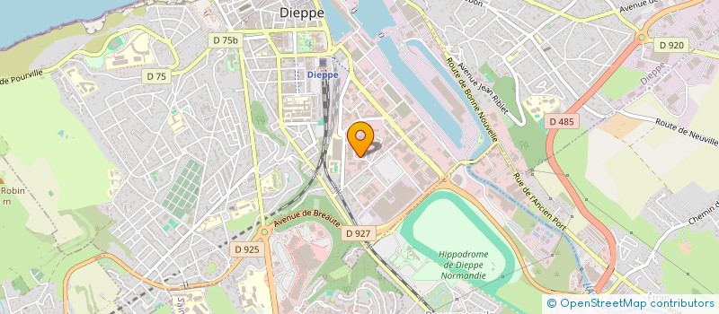 localisation de l'entreprise PLAFONDS TENDUS NORMANDIE  DIEPPE