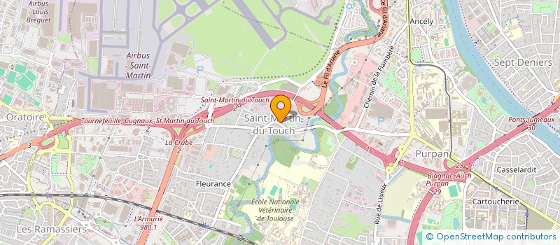 localisation de l'entreprise PLAFONDS TENDUS TOULOUSAINS  TOULOUSE