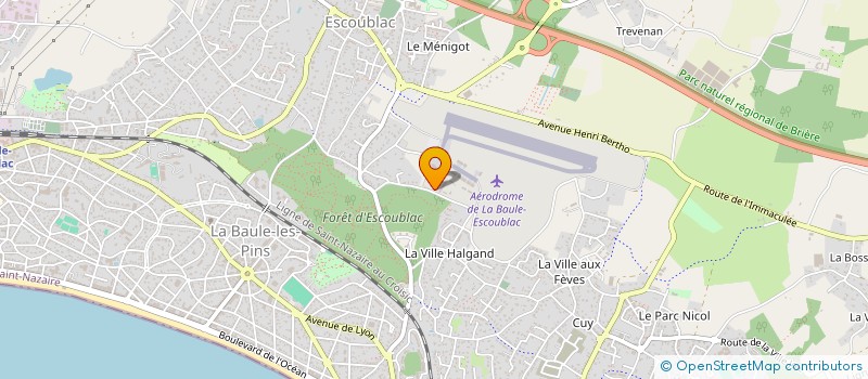 localisation de l'entreprise PLAG à LA BAULE-ESCOUBLAC