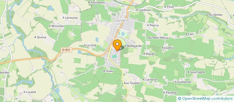 localisation de l'entreprise PLAG à GONDRIN