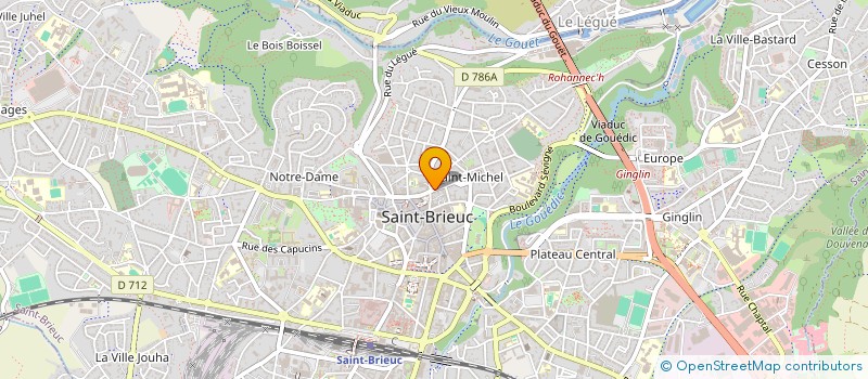 localisation de l'entreprise PLAGE 29  SAINT-BRIEUC