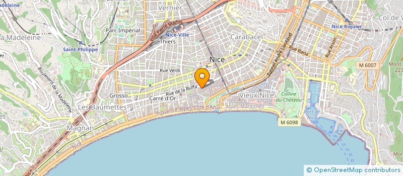 localisation de l'entreprise PLAGE DU DRAMONT à NICE