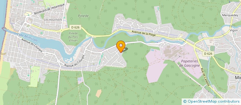 localisation de l'entreprise PLAGES DU MONDE  MIMIZAN