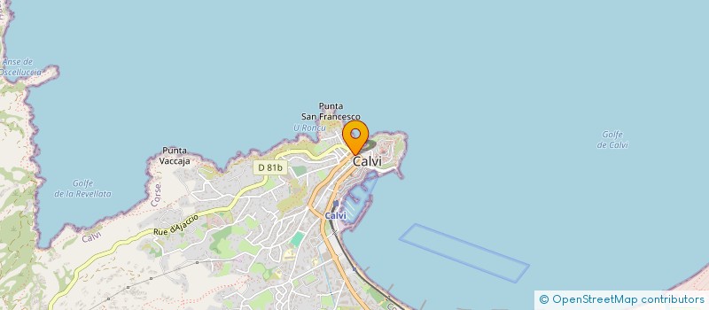 localisation de l'entreprise PLAGES LES DUNES à CALVI