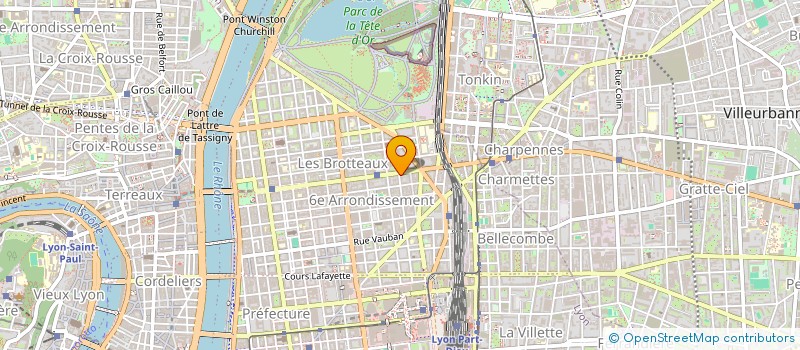 localisation de l'entreprise PLAGI à LYON