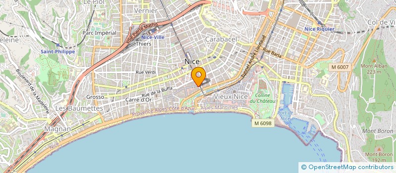 localisation de l'entreprise PLAGIMO SIPM SOCIETE IMMOBILIERE PROMENADE MEYERBEER à NICE