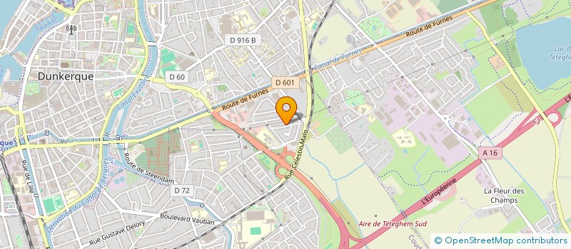 localisation de l'entreprise PLAGNE  COUDEKERQUE-BRANCHE