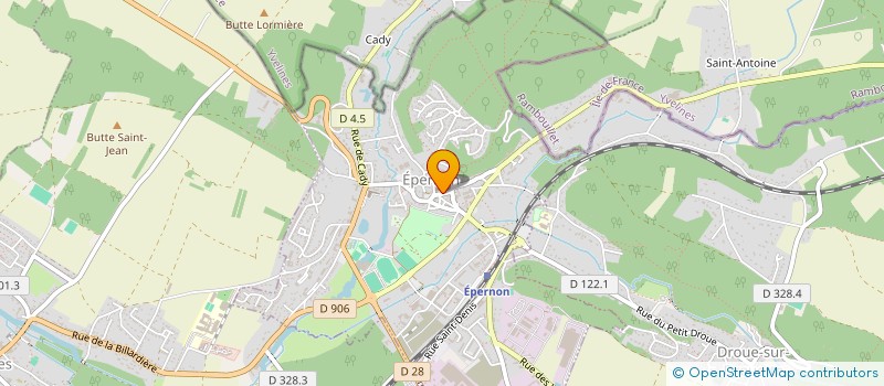 localisation de l'entreprise PLAI à EPERNON