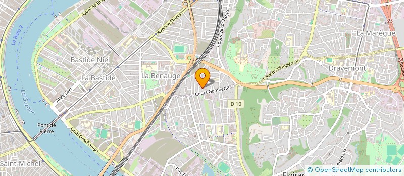 localisation de l'entreprise PLAI  CENON