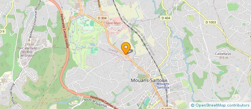localisation de l'entreprise PLAIN-PIED à GRASSE