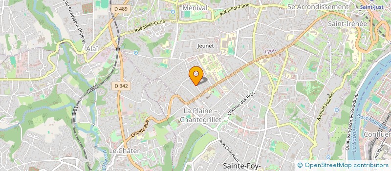 localisation de l'entreprise PLAINE-AIR  LYON