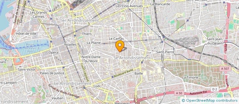 localisation de l'entreprise PLAINE BATIMENT à MARSEILLE