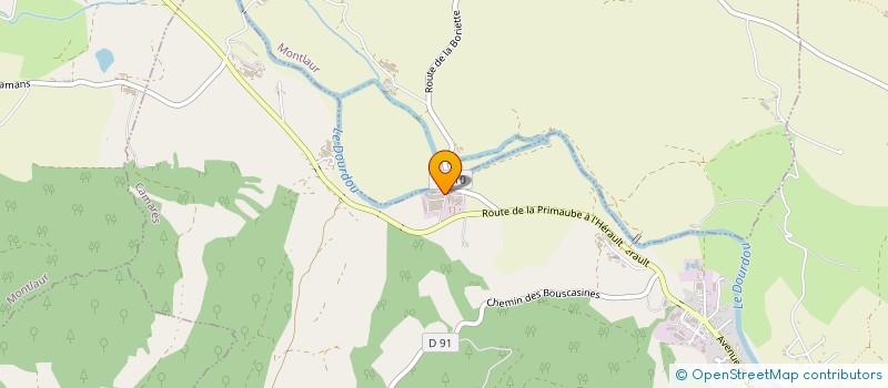 localisation de l'entreprise PLAINE D'ANDRE  CAMARES