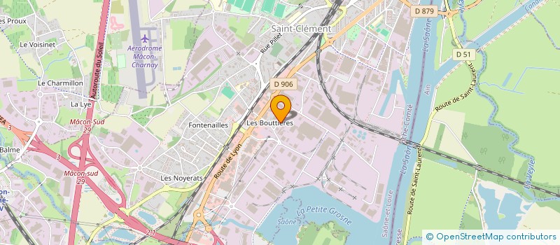 localisation de l'entreprise PLAINE D'EUROPE à MACON