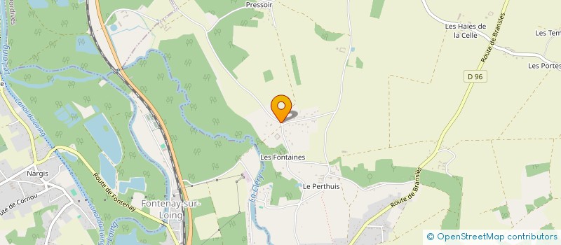 localisation de l'entreprise PLAINE DE LA VIOLETTE  FERRIERES-EN-GATINAIS