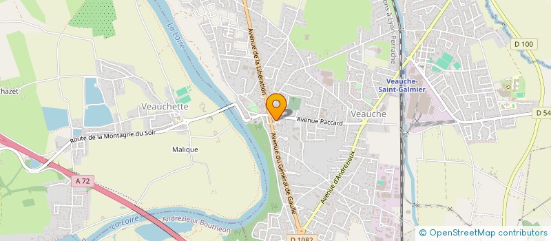 localisation de l'entreprise PLAINE FRAICHEUR  VEAUCHE