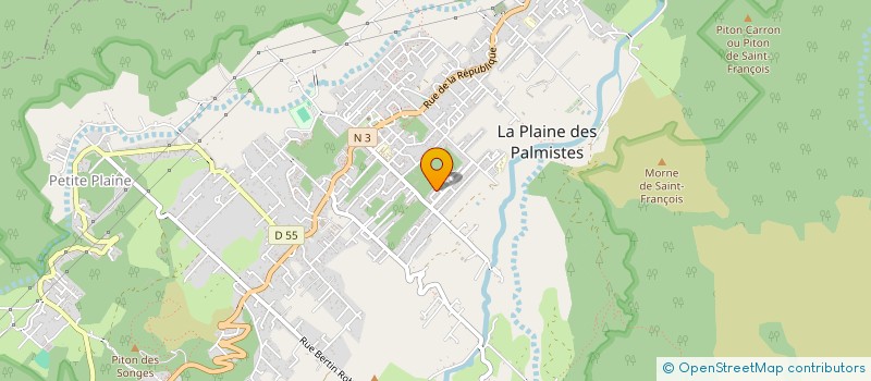localisation de l'entreprise PLAINE NATURE - POUR UNE AGRICULTURE RESPECTUEUSE ENVIRONNEMENT ET SANTE à LA PLAINE-DES-PALMISTES