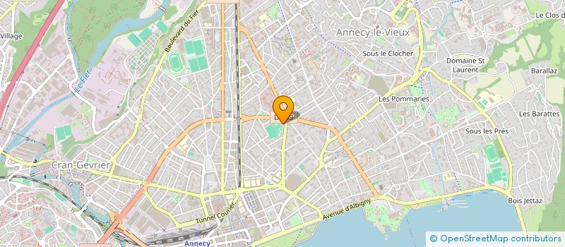 localisation de l'entreprise PLAINE SVMB à ANNECY