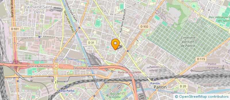 localisation de l'entreprise PLAINE WILSON à AUBERVILLIERS