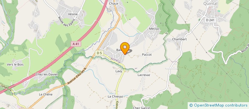 localisation de l'entreprise PLAINEA à ANNECY