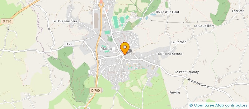 localisation de l'entreprise PLAINTEL UNION  PLAINTEL