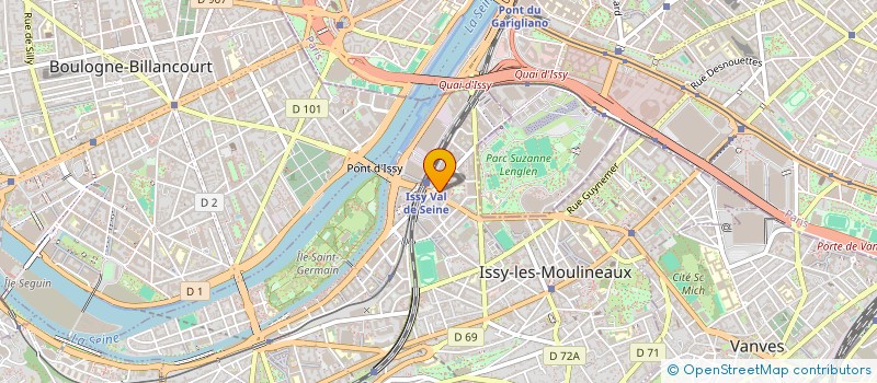 localisation de l'entreprise PLAION SAS à ISSY-LES-MOULINEAUX