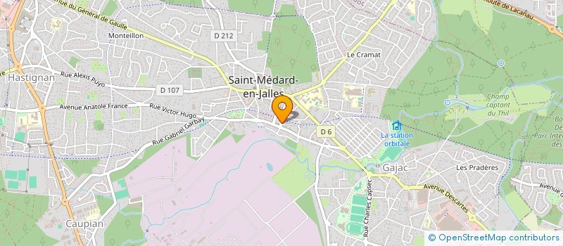 localisation de l'entreprise PLAIREBOUTIQUE à SAINT-MEDARD-EN-JALLES