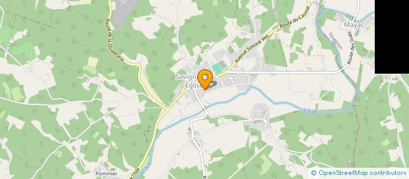 localisation de l'entreprise PLAISANCE  SAVIGNAC-LES-EGLISES