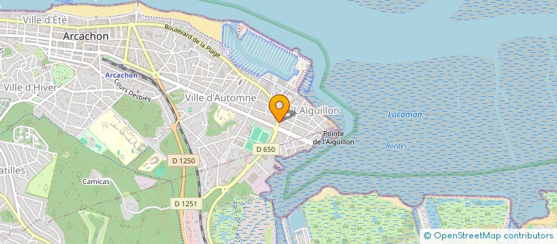 localisation de l'entreprise PLAISANCE à ARCACHON