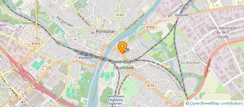 localisation de l'entreprise PLAISANCE 95 à SAINT-OUEN-L'AUMONE