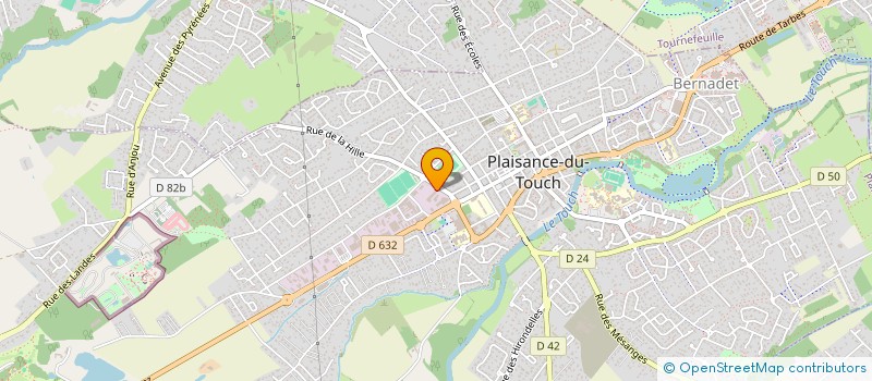 localisation de l'entreprise PLAISANCE CARRELAGE SANITAIRE  PLAISANCE-DU-TOUCH