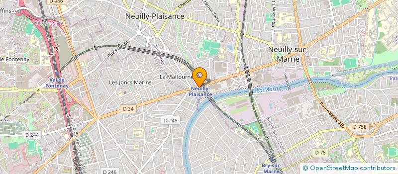 localisation de l'entreprise PLAISANCE GARAGE à NEUILLY-PLAISANCE