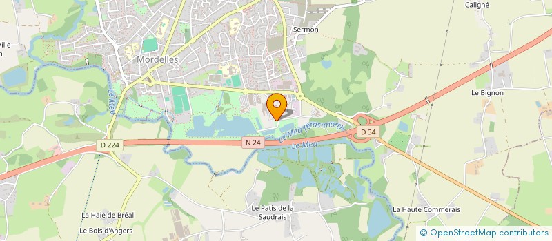 localisation de l'entreprise PLAISANCE IMMO  MORDELLES