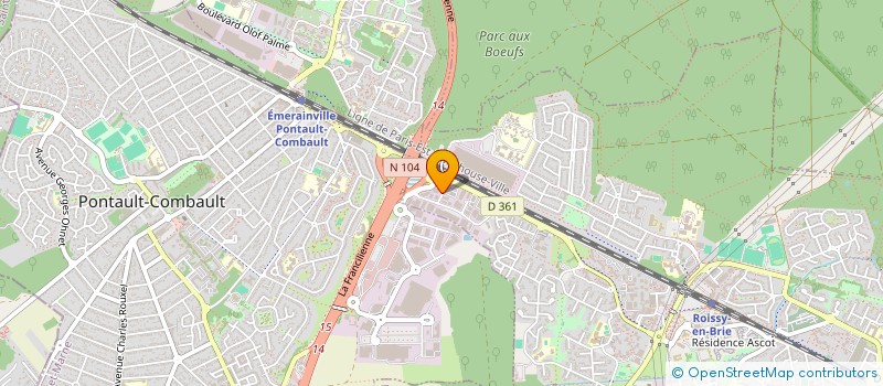 localisation de l'entreprise PLAISANCE LOISIRS à ROISSY-EN-BRIE