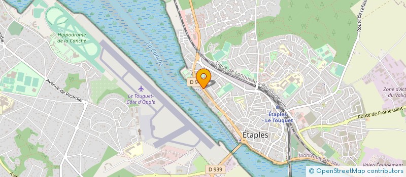 localisation de l'entreprise PLAISANCE OPALE à ETAPLES