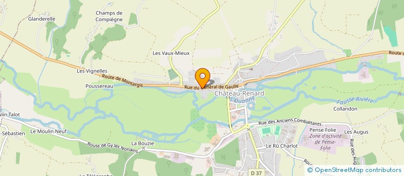 localisation de l'entreprise PLAISANCE SAS à CHATEAU-RENARD