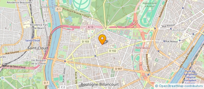 localisation de l'entreprise PLAISANCE TELEVISIONS à BOULOGNE-BILLANCOURT