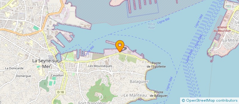 localisation de l'entreprise PLAISANCE YACHTING SERVICES à LA SEYNE-SUR-MER