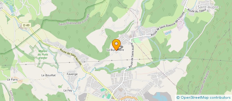 localisation de l'entreprise PLAISANTIN ETAT  SAINT-ETIENNE-DE-CROSSEY