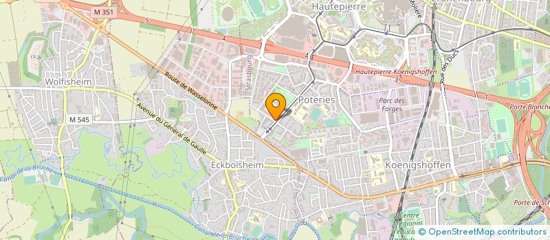 localisation de l'entreprise PLAISIR 2 CONDUIRE à STRASBOURG