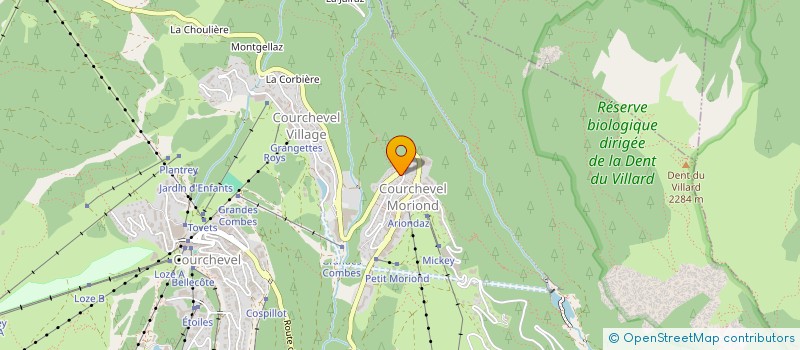 localisation de l'entreprise PLAISIR 2014 à COURCHEVEL