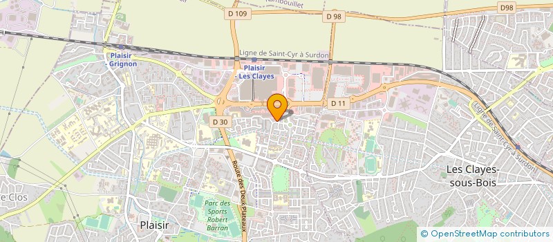 localisation de l'entreprise PLAISIR à PLAISIR