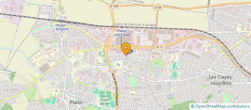 localisation de l'entreprise PLAISIR AUDITION à PLAISIR